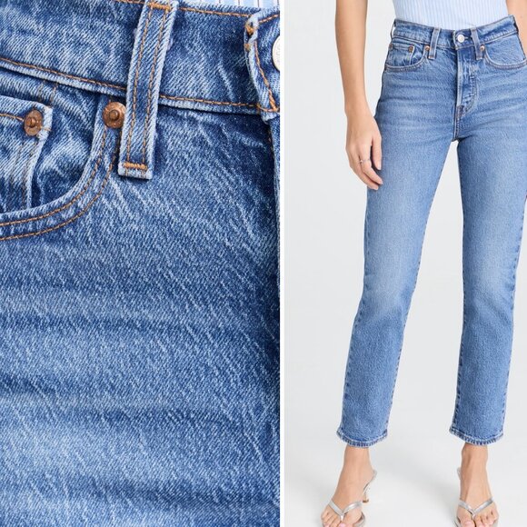 Levi's Wedgie Straight Jeans - size 25 - like new - Picture 3 of 4